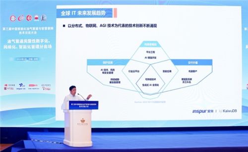 浪潮KaiwuDB受邀出席中國智能化油氣管道與智慧管網技術交流大會，展現數據處理與存儲新突破